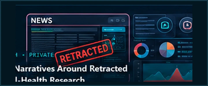 Coding and data-analysis visual for News Narratives Around Retracted Mental-Health Research