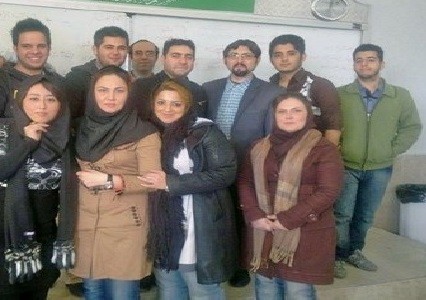Teaching group photograph associated with Finance 1 at Islamic Azad University