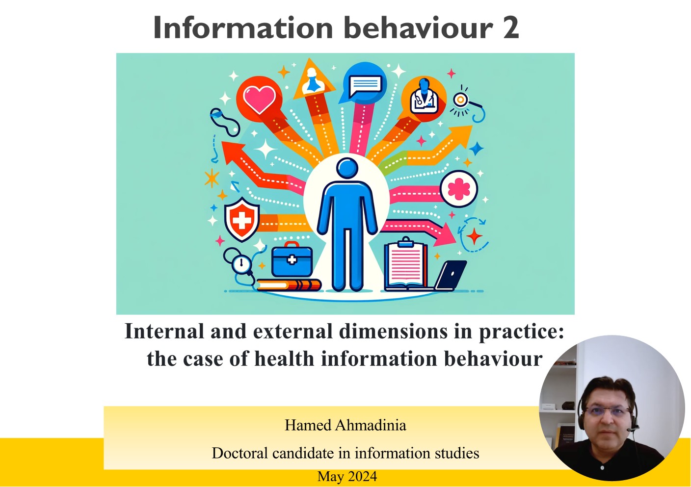 Course slide for Information Behaviour II and health information behaviour