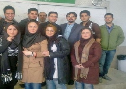 Group photograph from the author’s teaching period at Islamic Azad University.
